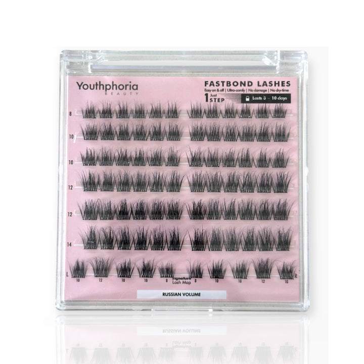Eyelash packaging with &
