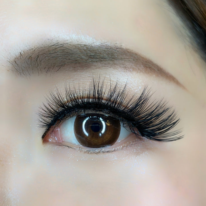 Full glam makeup magnetic eyelashes