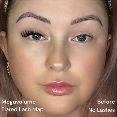 Megavolume Fastbond Press-on Cluster Lashes Closeup - Youthphoria Australia