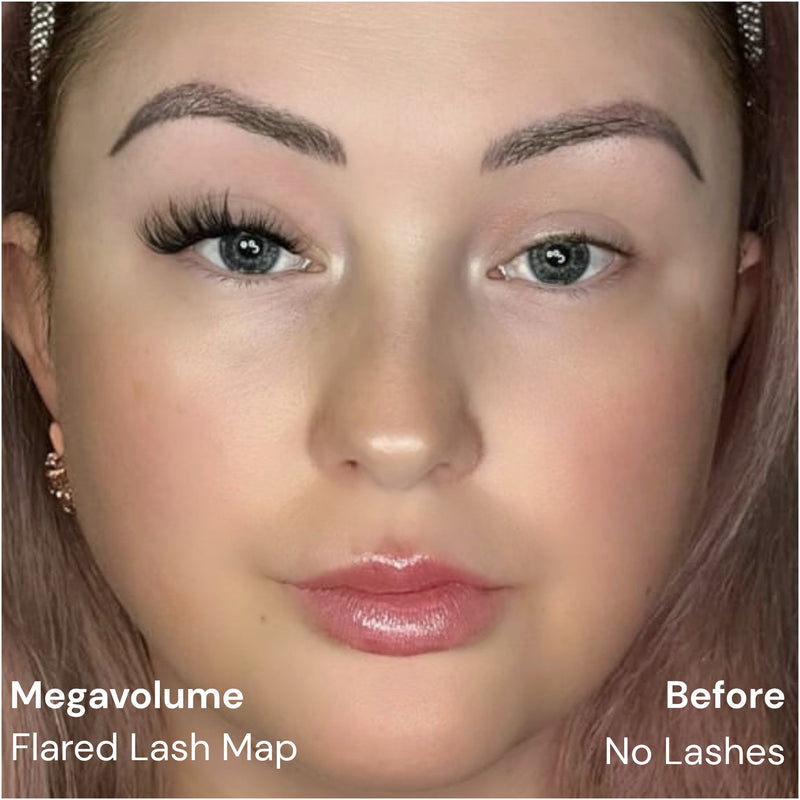 Megavolume Fastbond Press-on Cluster Lashes Closeup - Youthphoria Australia