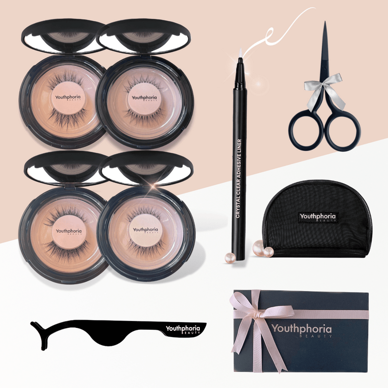 Completely Clear False Eyelash kit  - ready to go | Youthphoria Australia