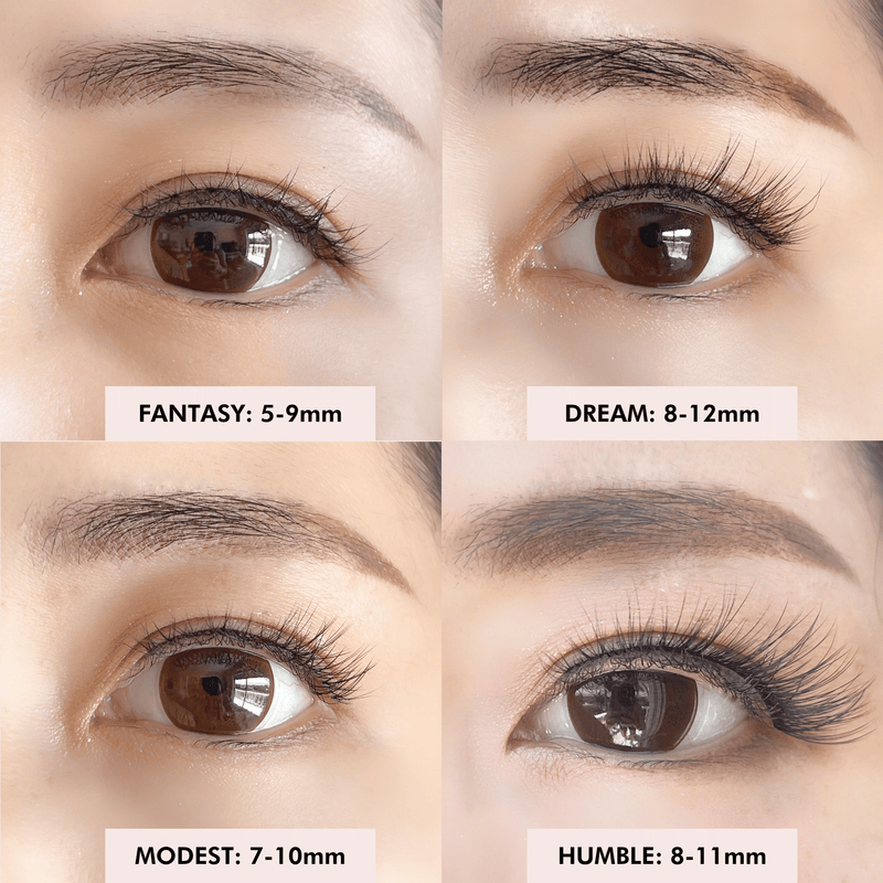 realistic adhesive false lash bands natural false lashes - Youthphoria Australia