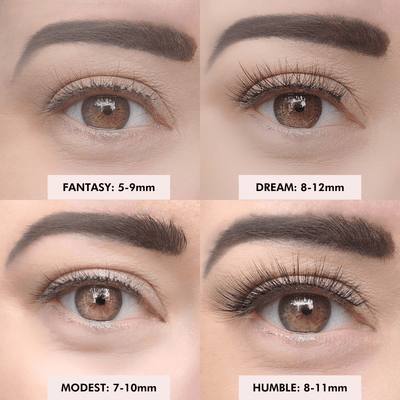  Humble Clear band eyelash extensions comparison chart - Youthphoria Australia