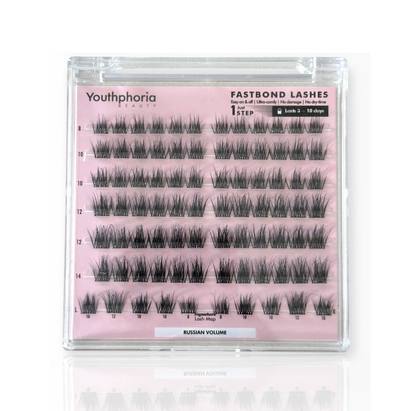 Eyelash packaging with &