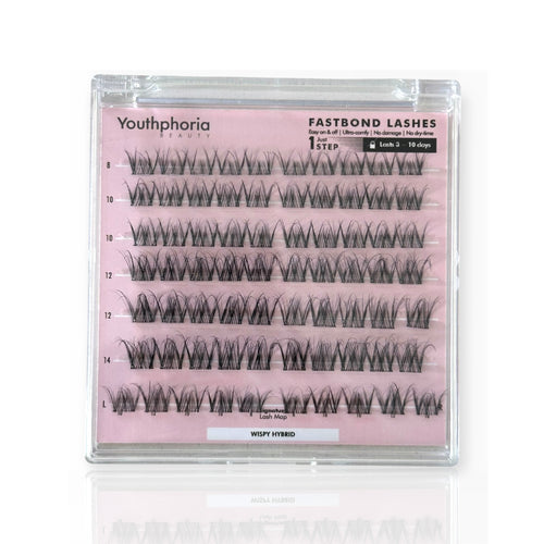 Wispy Hybrid - Fastbond Press-On Lashes