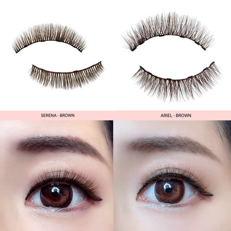 Best brown magnetic eyelashes and brown magnetic eyelashes | Youthphoria Australia