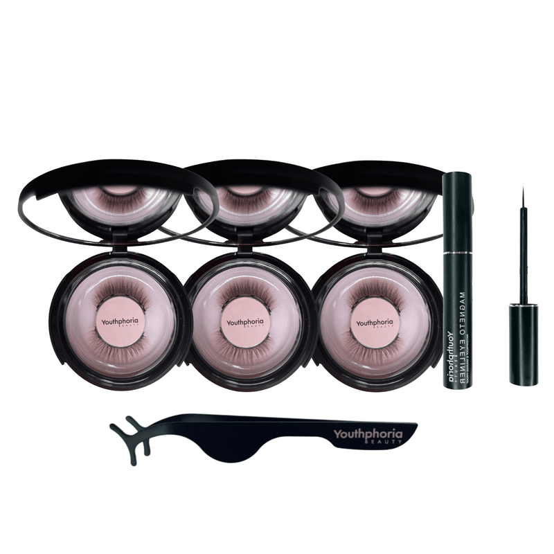 Triple Brown Magnetic Lash Kit
