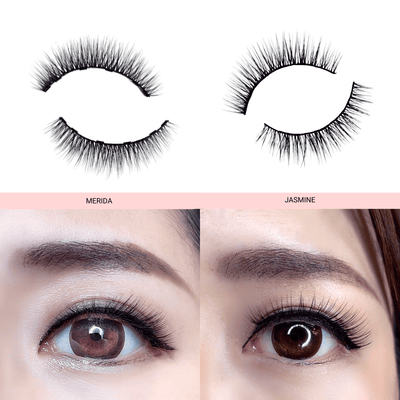 Subtle realistic looking magnetic eyelashes Youthphoria Australia