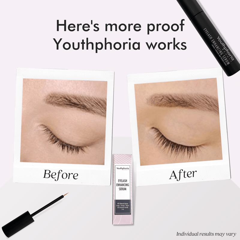 Eyelash repairing serum for damaged lashes - Youthphoria Australia 